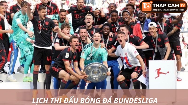 Cập nhật lịch thi đấu toàn bộ các mùa giải Bundesliga  