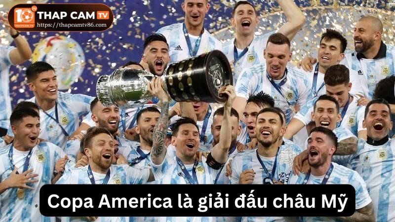 Copa America là giải đấu cấp đội tuyển của châu Mỹ