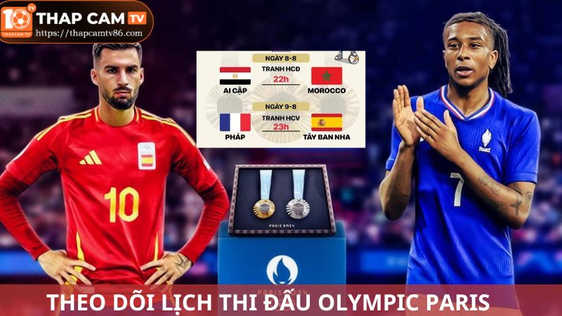 Theo dõi chi tiết lịch thi đấu bóng đá Olympic tổng quan 