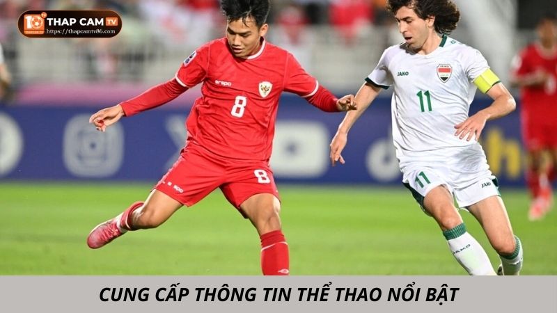 Thông tin thể thao nổi bật, thu hút người xem